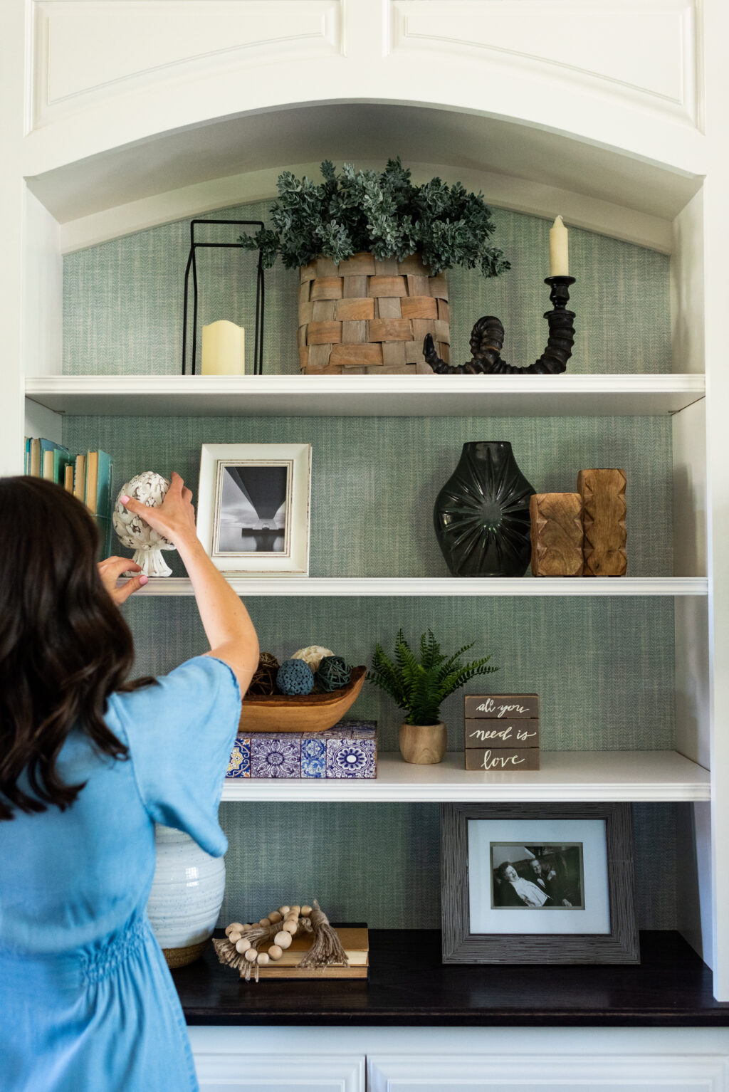 Living room built in styling Living room built in styling