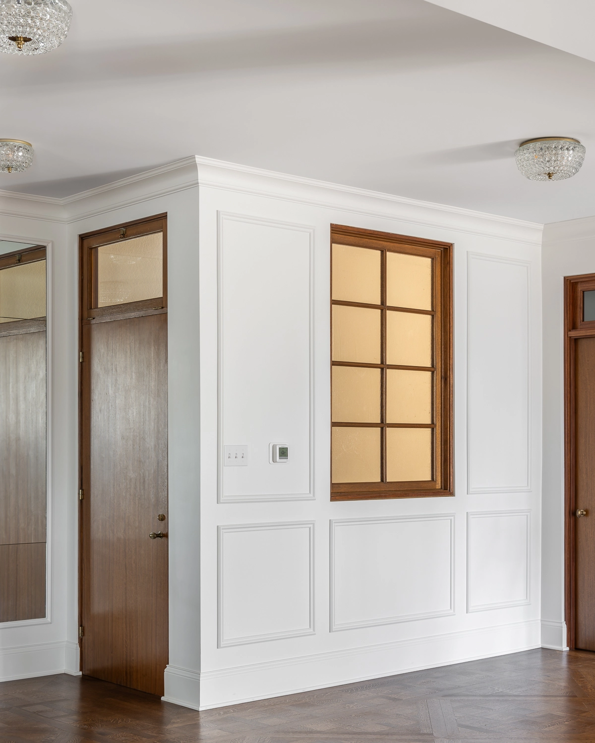 Luxury Home Gym with traditional millwork